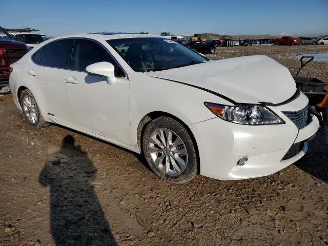 JTHBW1GG1D2003501 - 2013 LEXUS ES 300H WHITE photo 4