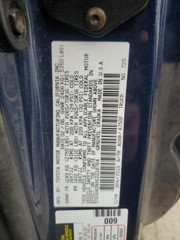 5TEUU42NX6Z228764 - 2006 TOYOTA TACOMA ACCESS CAB ლურჯი ფოტო 12