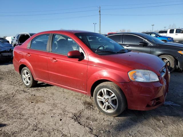 KL1TG5DE6BB240390 - 2011 CHEVROLET AVEO LT RED photo 4