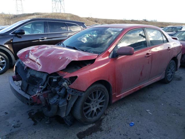 2T1BU4EE0AC426190 - 2010 TOYOTA COROLLA BASE RED photo 1