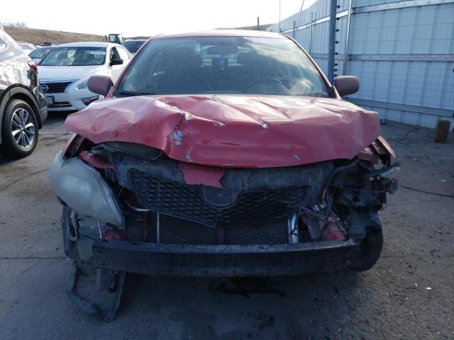 2T1BU4EE0AC426190 - 2010 TOYOTA COROLLA BASE RED photo 5