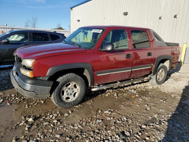 3GNEK12TX4G211504 - 2004 CHEVROLET AVALANCHE K1500 RED photo 1