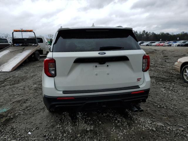 1FM5K8GC3LGB43790 - 2020 FORD EXPLORER ST WHITE photo 6