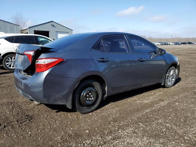 2T1BURHE2EC196411 - 2014 TOYOTA COROLLA L GRAY photo 3