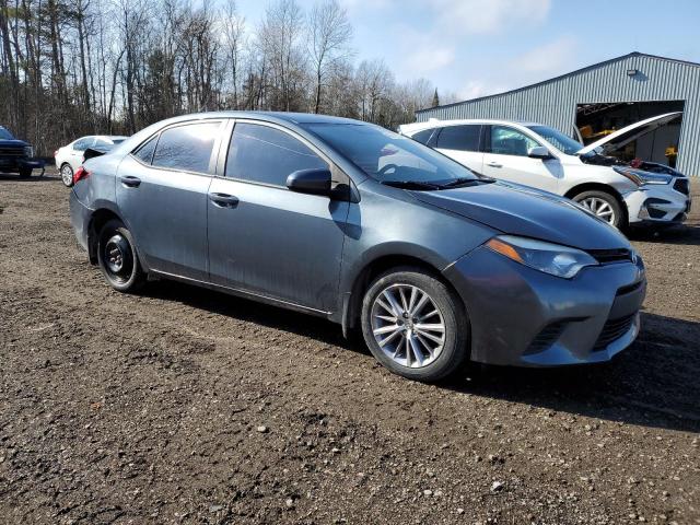 2T1BURHE2EC196411 - 2014 TOYOTA COROLLA L GRAY photo 4