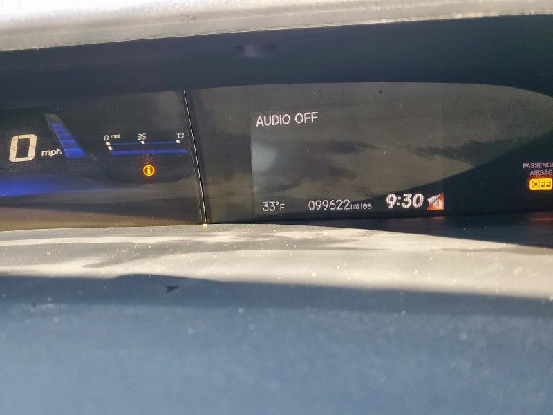 19XFB2F98FE081254 - 2015 HONDA CIVIC EXL ნაცრისფერი ფოტო 9