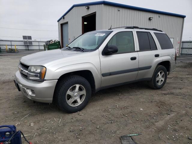 1GNDT13S952361354 - 2005 CHEVROLET TRAILBLAZE LS SILVER photo 1