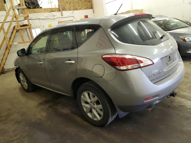 JN8AZ1MW2CW233091 - 2012 NISSAN MURANO S GRAY photo 2