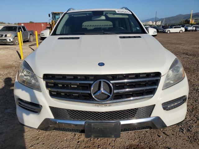 4JGDA5HB1CA005140 - 2012 MERCEDES-BENZ ML 350 4MATIC WHITE photo 5