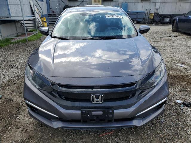 2HGFC2F69KH514311 - 2019 HONDA CIVIC LX GRAY photo 5