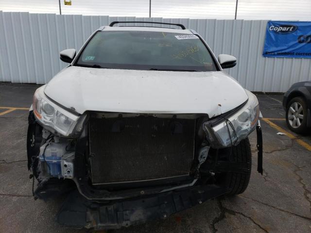 5TDJKRFH6GS239169 - 2016 TOYOTA HIGHLANDER XLE WHITE photo 5