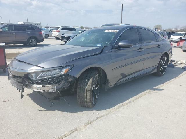 1HGCV2F35LA029487 - 2020 HONDA ACCORD SPORT GRAY photo 1