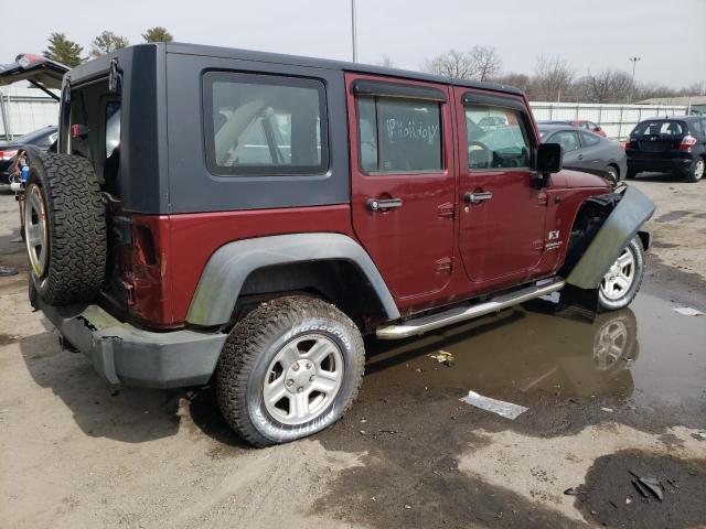 1J4GZ39119L745816 - 2009 JEEP WRANGLER U X BURGUNDY photo 3