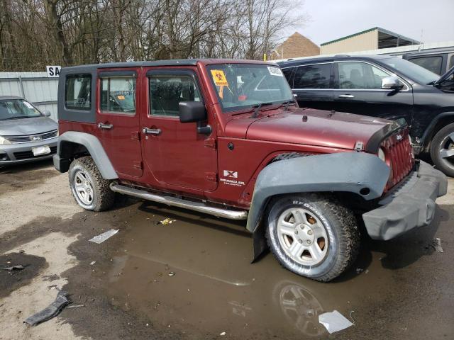 1J4GZ39119L745816 - 2009 JEEP WRANGLER U X BURGUNDY photo 4