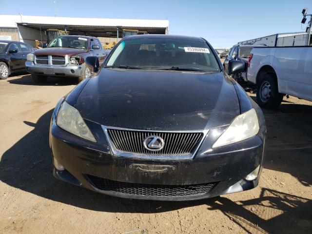 JTHBE262172009060 - 2007 LEXUS IS 350 BLACK photo 5