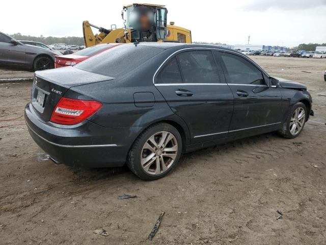 WDDGF8AB1DR283429 - 2013 MERCEDES-BENZ C 300 4MATIC BLACK photo 3