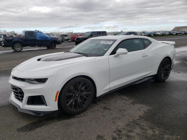 1G1FK1R69K0137516 - 2019 CHEVROLET CAMARO ZL1 WHITE photo 1