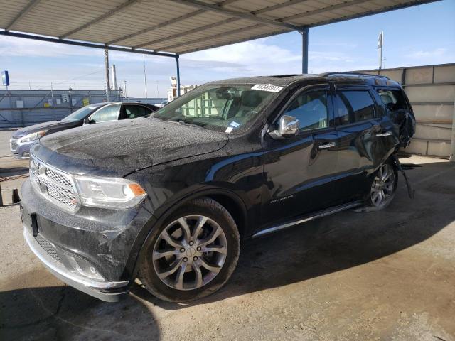 1C4RDJEG2HC840038 - 2017 DODGE DURANGO CITADEL BLACK photo 1