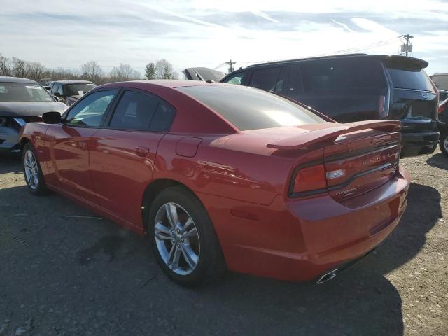 2C3CDXDT2CH107358 - 2012 DODGE CHARGER R/T RED photo 2