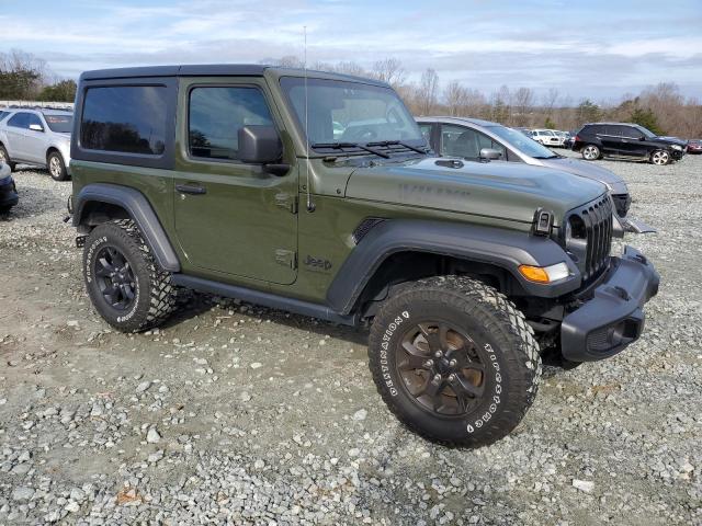 1C4GJXAN5MW655952 - 2021 JEEP WRANGLER SPORT GREEN photo 4