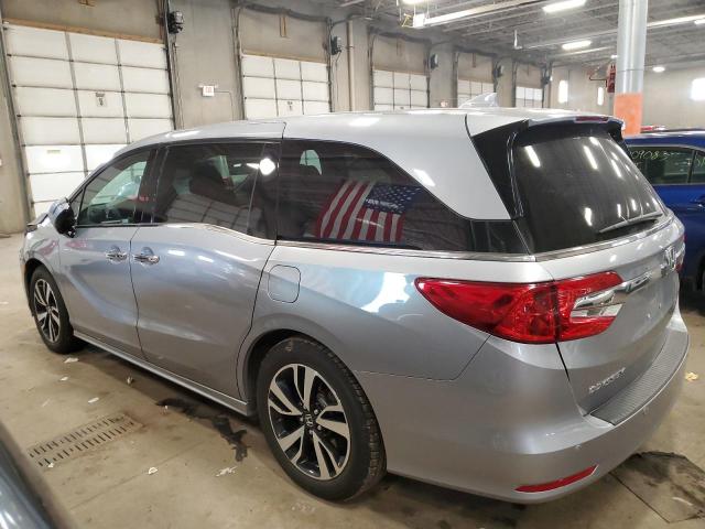 5FNRL6H90KB025862 - 2019 HONDA ODYSSEY ELITE GRAY photo 2