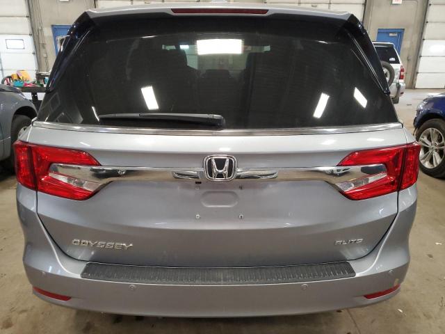 5FNRL6H90KB025862 - 2019 HONDA ODYSSEY ELITE GRAY photo 6