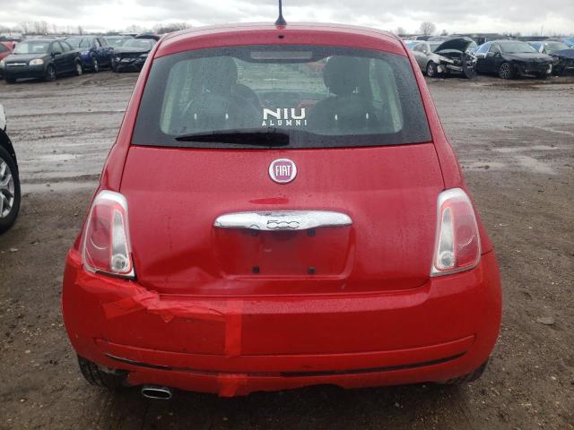 3C3CFFAR0DT688753 - 2013 FIAT 500 POP RED photo 6