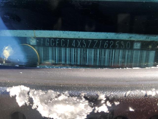1GCEC14X37Z162530 - 2007 CHEVROLET SILVERADO C1500 CLASSIC Ağ foto 13