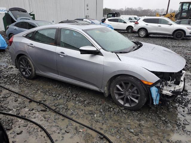 19XFC1F7XLE220740 - 2020 HONDA CIVIC EXL SILVER photo 4