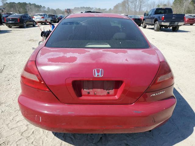 1HGCM72375A008147 - 2005 HONDA ACCORD LX RED photo 6