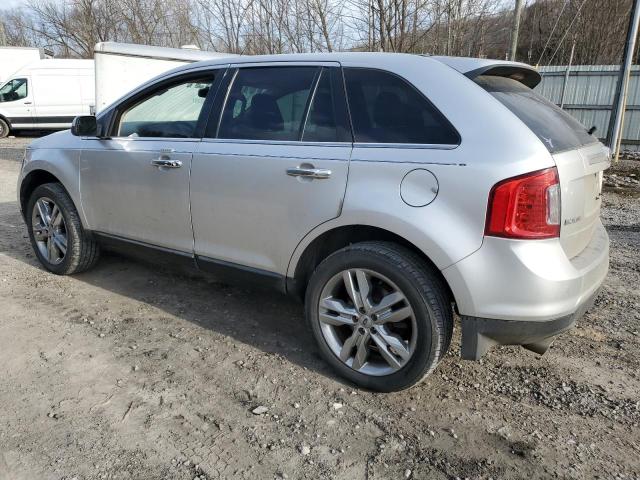 2FMDK4KC6CBA15501 - 2012 FORD EDGE LIMITED SILVER photo 2