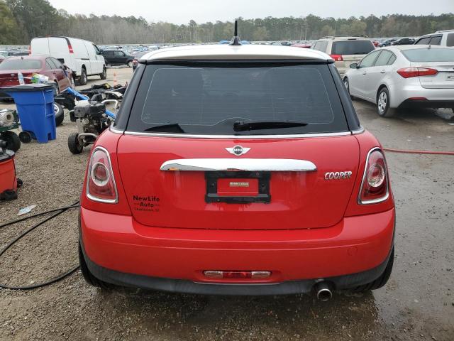 WMWSU3C53DT374898 - 2013 MINI COOPER RED photo 6