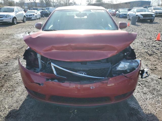 KNAFU4A25C5555018 - 2012 KIA FORTE EX RED photo 5