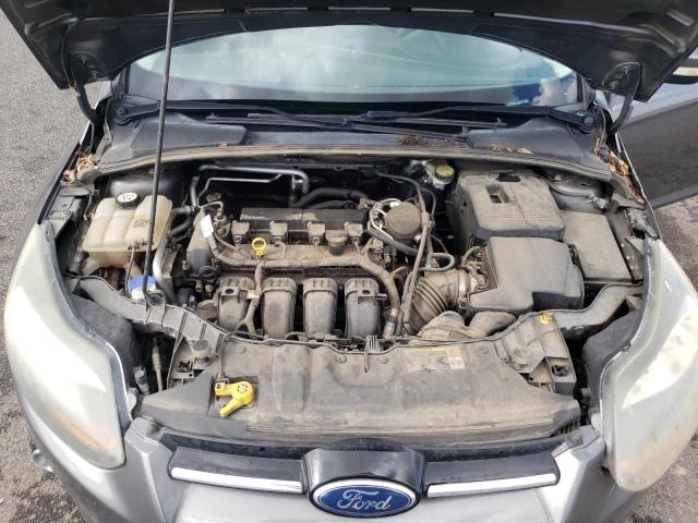 1FAHP3N2XCL305010 - 2012 FORD FOCUS TITANIUM GRAY photo 11