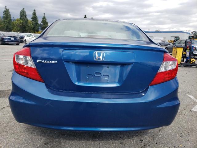 19XFB2F59CE331805 - 2012 HONDA CIVIC LX BLUE photo 6