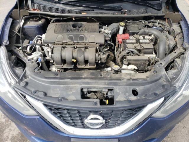 3N1AB7AP6KY213288 - 2019 NISSAN SENTRA S BLUE photo 11