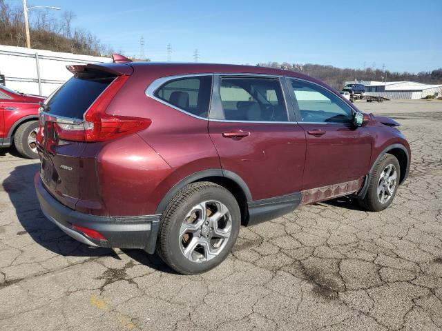 5J6RW2H57HL039951 - 2017 HONDA CR-V EX MAROON photo 3