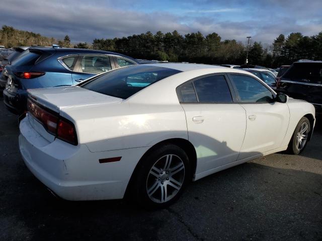 2C3CDXBG0DH639991 - 2013 DODGE CHARGER SE WHITE photo 3