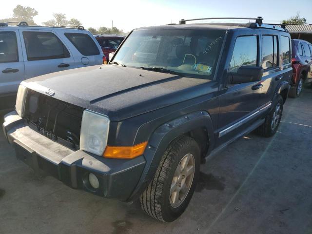 1J8HH58N96C150228 - 2006 JEEP COMMANDER LIMITED BLUE photo 1