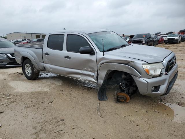 5TFKU4HN7FX006463 - 2015 TOYOTA TACOMA DOUBLE CAB PRERUNNER LONG BED SILVER photo 4