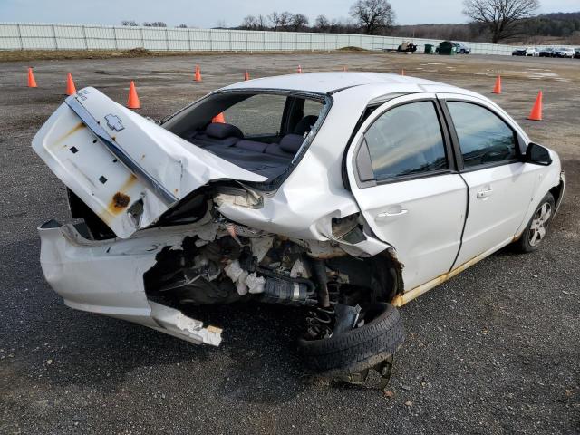 KL1TD56688B040831 - 2008 CHEVROLET AVEO BASE WHITE photo 3