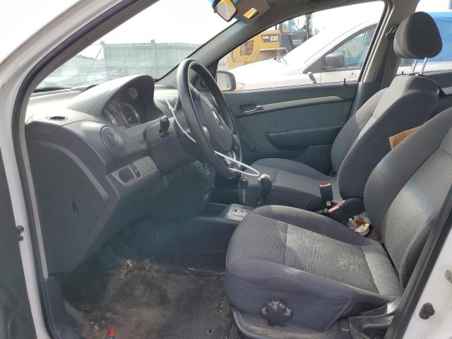 KL1TD56688B040831 - 2008 CHEVROLET AVEO BASE WHITE photo 7
