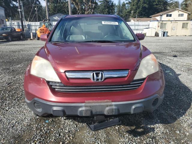 JHLRE487X7C069596 - 2007 HONDA CR-V EXL RED photo 5