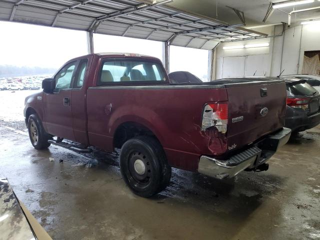 1FTRF12265NA53368 - 2005 FORD F150 BURGUNDY photo 2