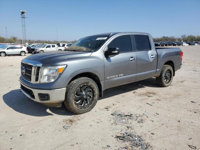 1N6AA1EJ5JN506904 - 2018 NISSAN TITAN S SILVER photo 1