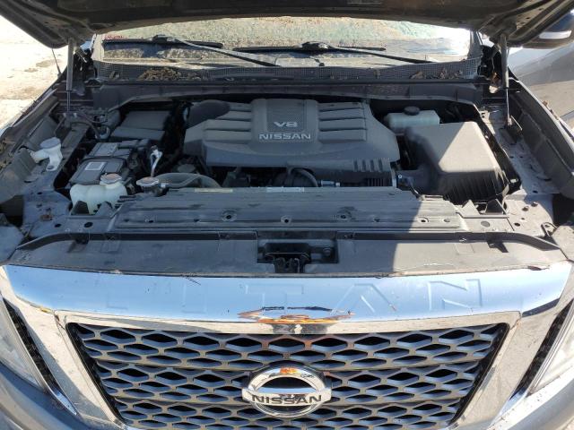 1N6AA1EJ5JN506904 - 2018 NISSAN TITAN S SILVER photo 11