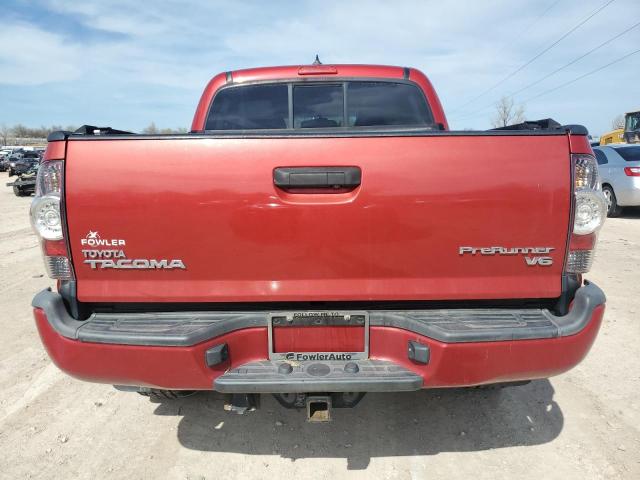 5TFJU4GN0CX025770 - 2012 TOYOTA TACOMA DOUBLE CAB PRERUNNER RED photo 6