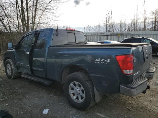 1N6AA06B15N533184 - 2005 NISSAN TITAN XE BLUE photo 2