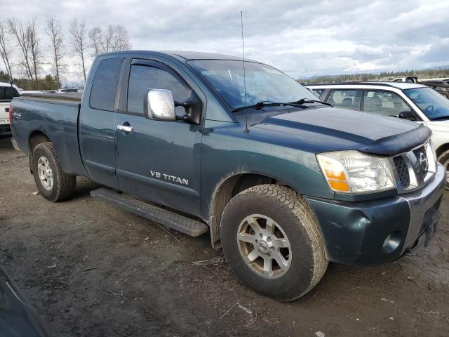 1N6AA06B15N533184 - 2005 NISSAN TITAN XE BLUE photo 4