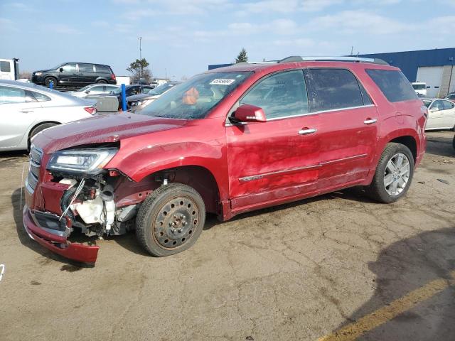 1GKKVTKD3EJ173139 - 2014 GMC ACADIA DENALI RED photo 1